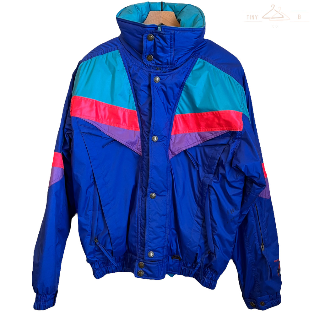 Vintage 90s Sunice Discipline Puffer Ski Jacket Insulated Windproof Waterproof